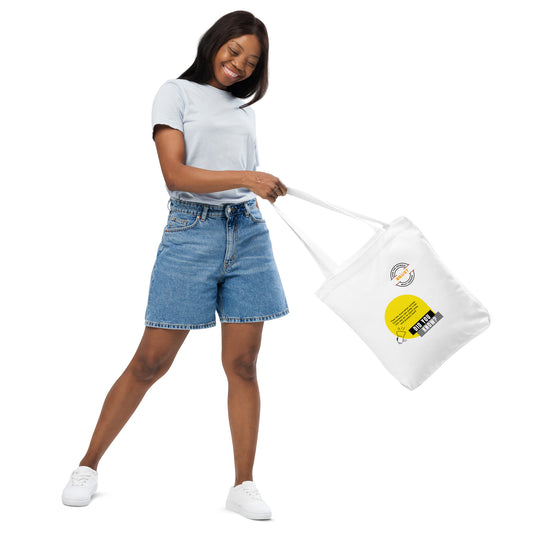Cotton cool fact tote bag