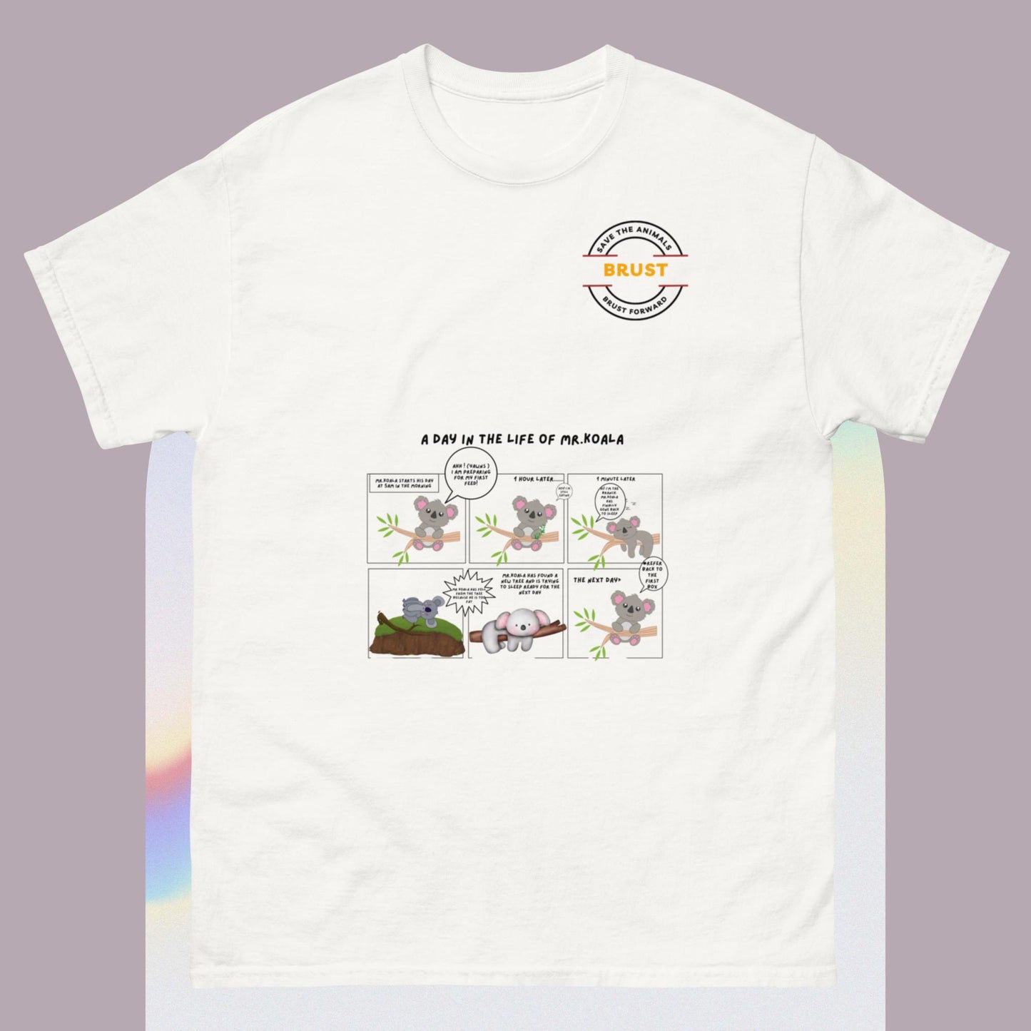 unisex koala comicshirt